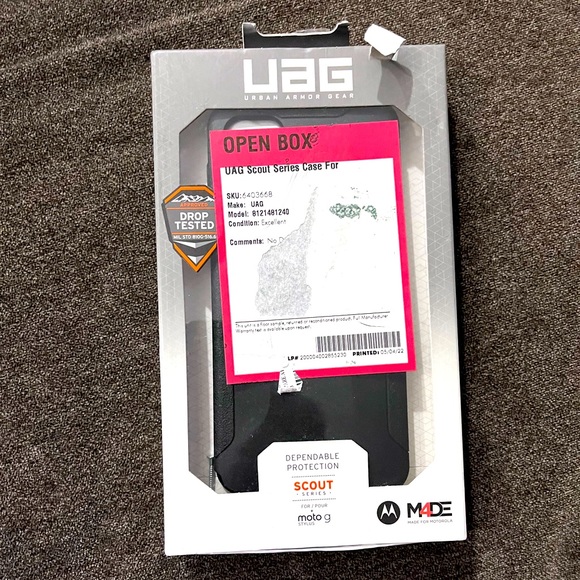 UAG Scout Series heavy duty phone case for Motorola Moto G Stylus - Picture 2 of 3